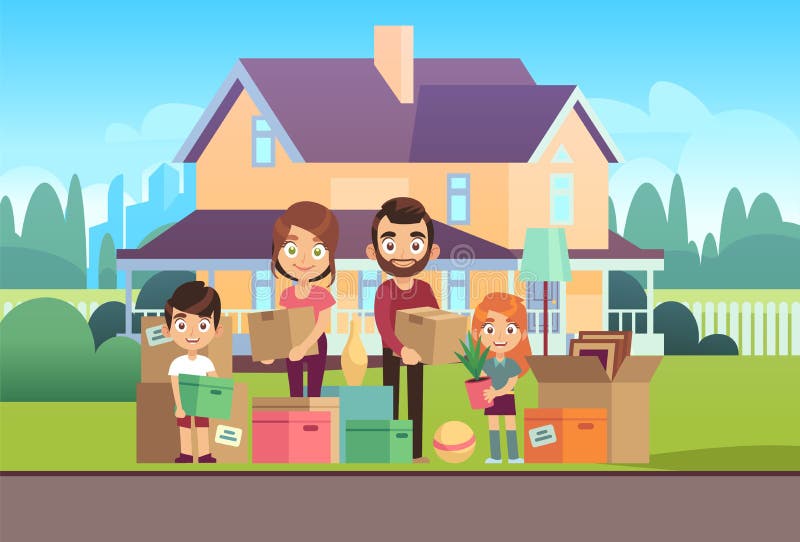 Cartoon Move House Stock Illustrations – 1,139 Cartoon Move House Stock Illustrations, Vectors & Clipart - Dreamstime