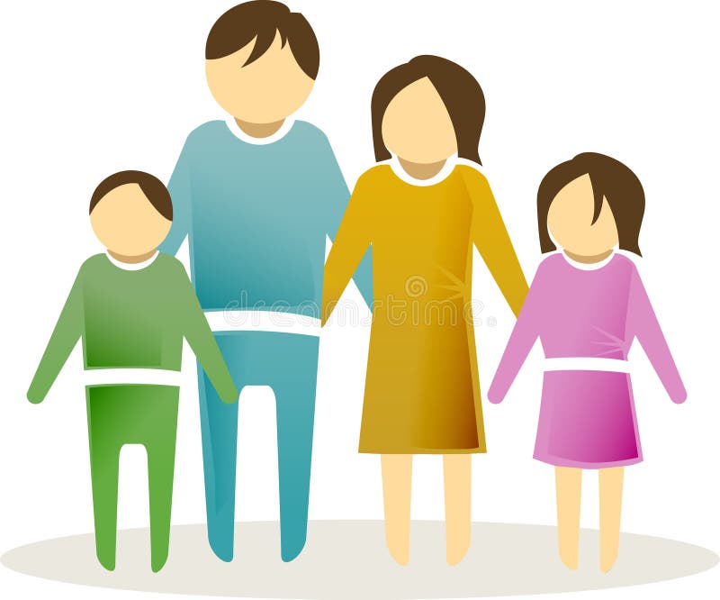 Family icon #2 vector illustration Family icon #2 vector illustration