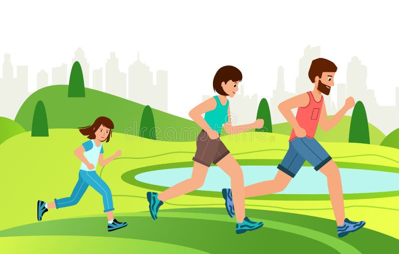 jog in place clipart