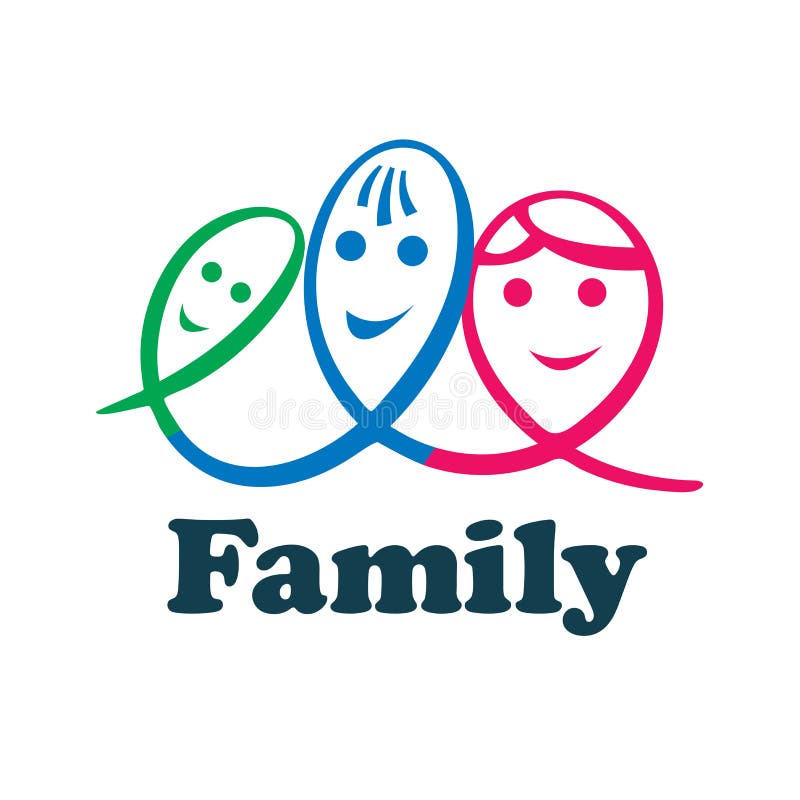 Vector family logo stock vector. Illustration of body - 119069941