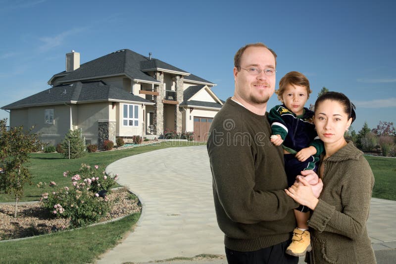 Family Luxury Home royalty free stock image Family Luxury Home royalty free stock image