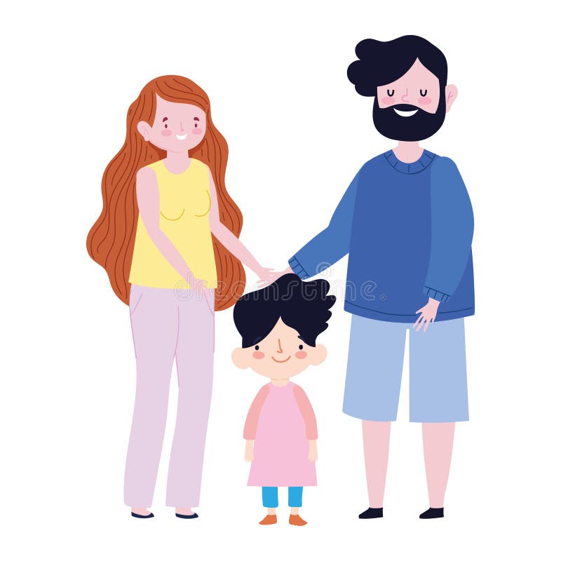 Family Mother Father and Son Together Member Cartoon Character Stock Vector - Illustration of happiness, cute: 193260783 Family Mother Father and Son Together Member Cartoon Character Stock Vector - Illustration of happiness, cute: 193260783