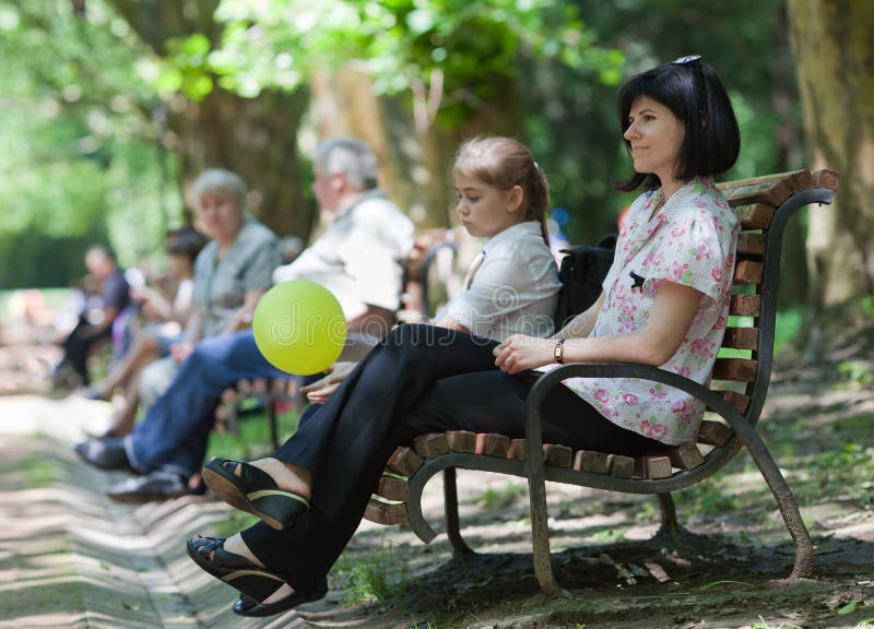 Family in the park