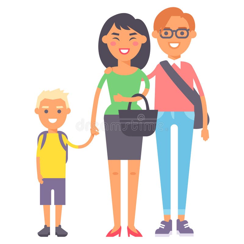 Family people adult happiness smiling group togetherness parenting concept and casual parent, cheerful, lifestyle happy stock illustration Family people adult happiness smiling group togetherness parenting concept and casual parent, cheerful, lifestyle happy stock illustration