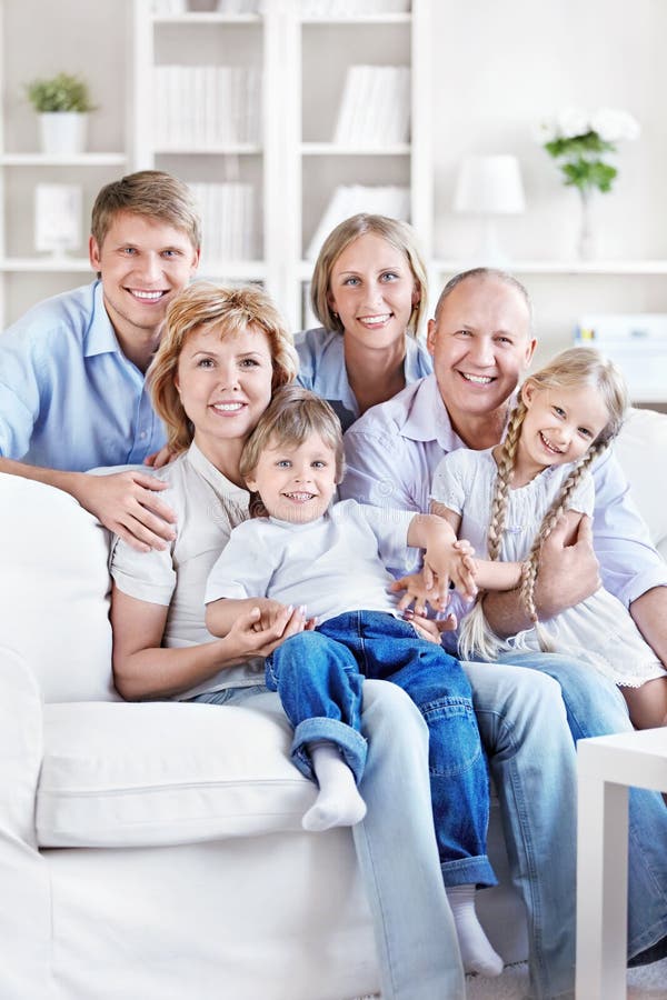 Family portrait stock photography