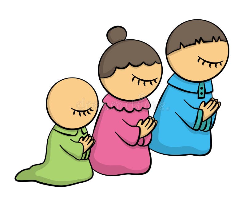 sketch of a family of 4 clipart