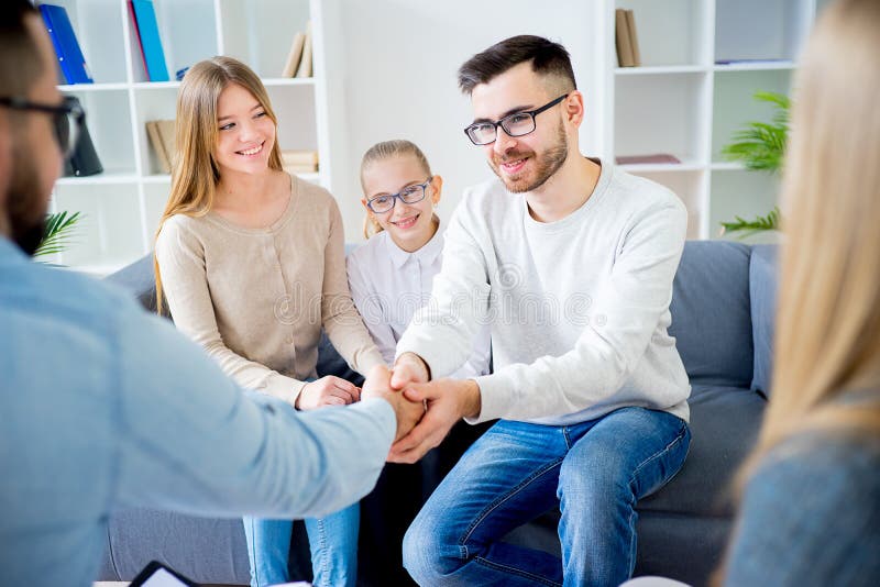 Family with psychologist stock image. Image of family 89818915