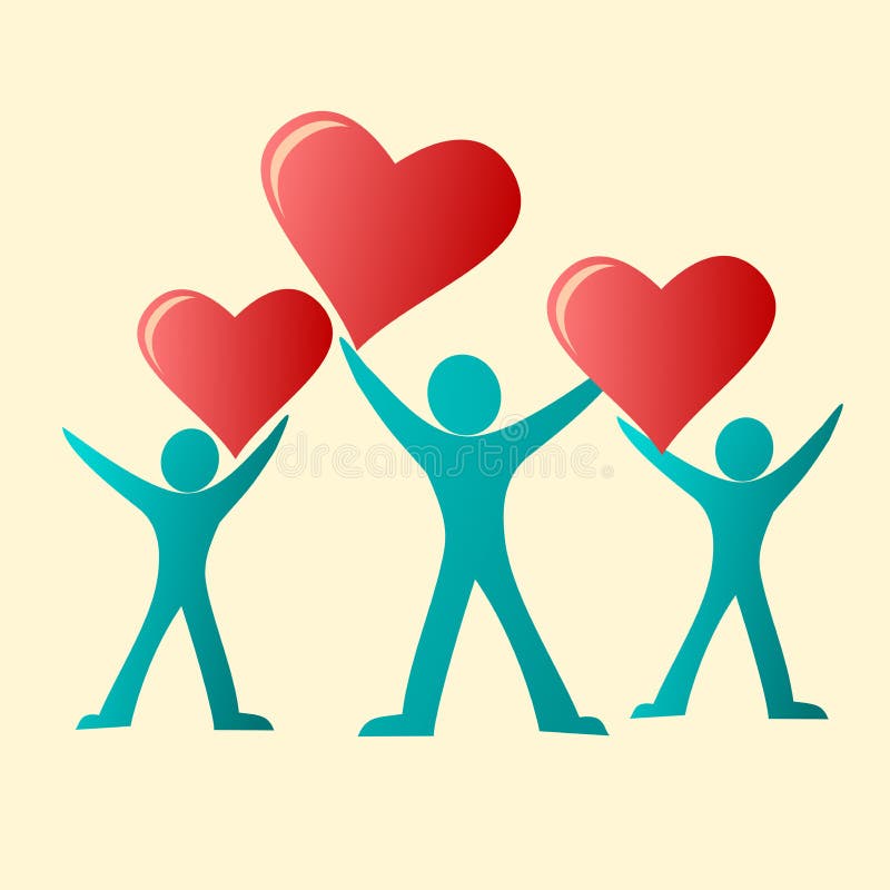 Family Love Heart Symbol Stock Illustrations – 27,079 Family Love Heart ...