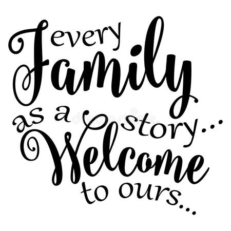 Family Quotes Calligraphy Stock Illustrations – 2,392 Family Quotes ...