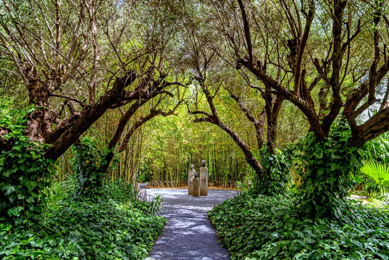 Family Sculpture Composition at the Imaginative Public Anima Garden Near  Marrakesh, Morocco. Editorial Stock Photo - Image of beautiful, path:  189192888