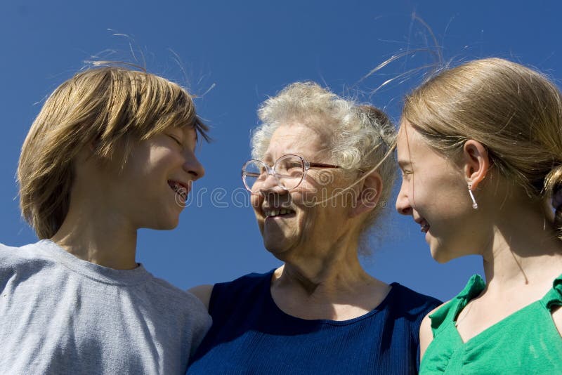 Family on sky stock image. Image of smile, family, glasses - 1068619