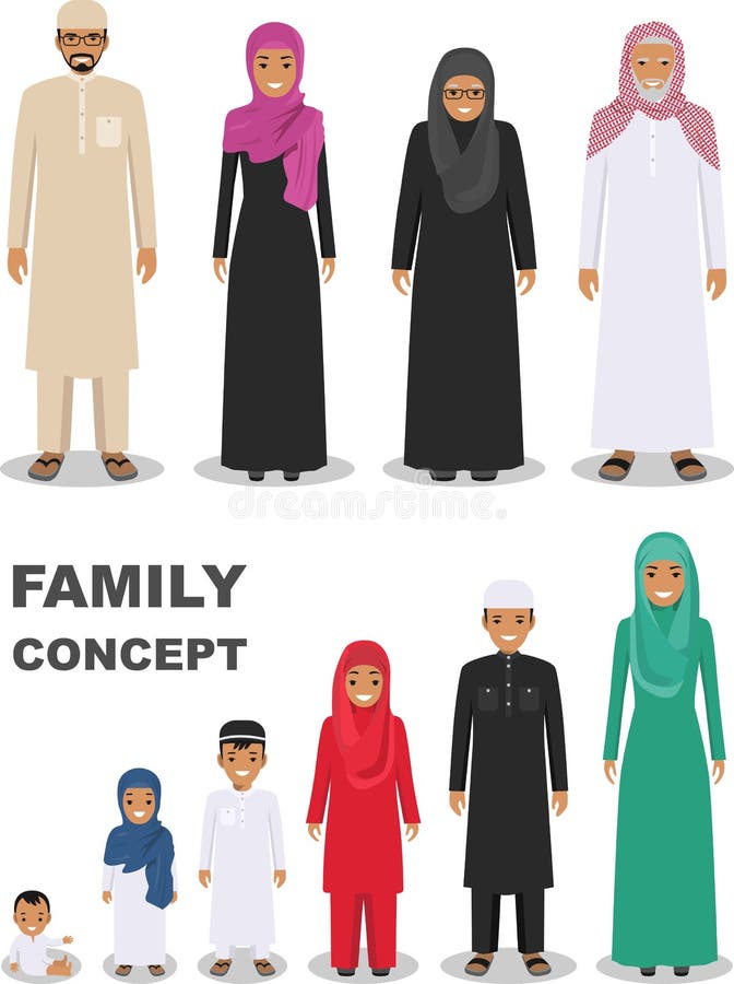 Family and social concept. royalty free illustration Family and social concept. royalty free illustration