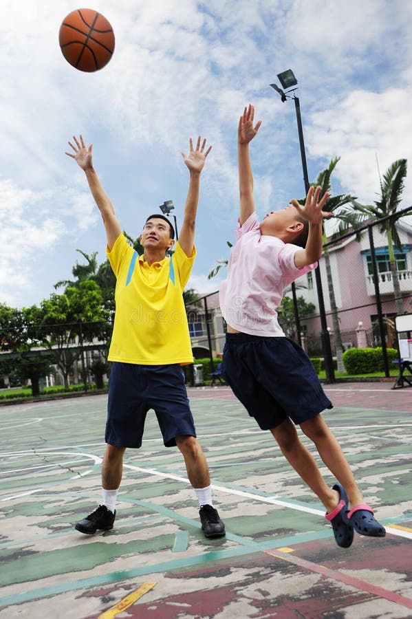 Family sport stock photos