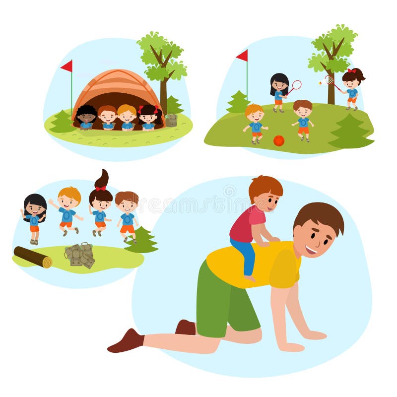 Piggyback Royalty Free Vector Image - VectorStock