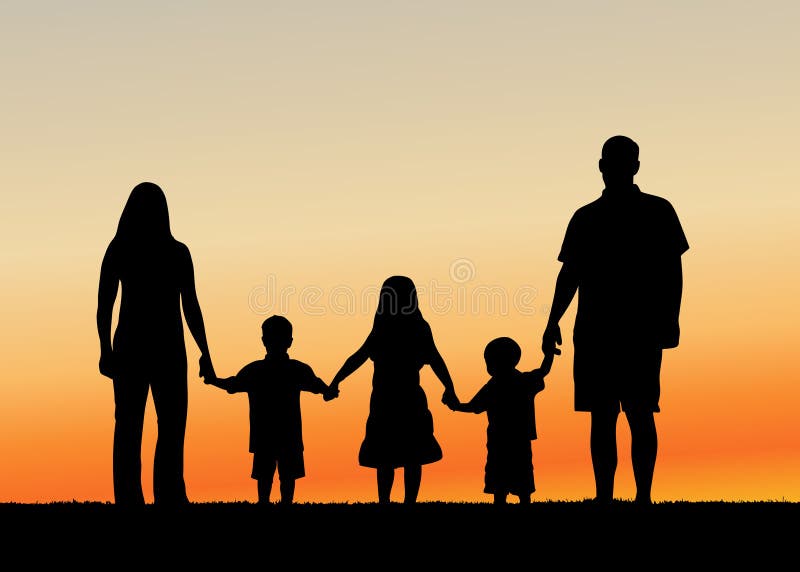 Image result for family in sunset