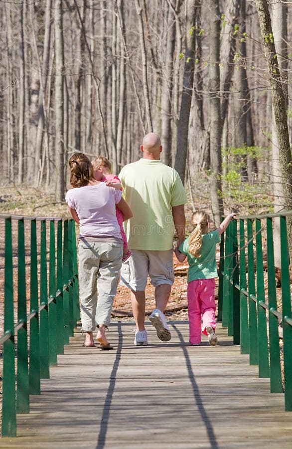 Family Taking a Walk