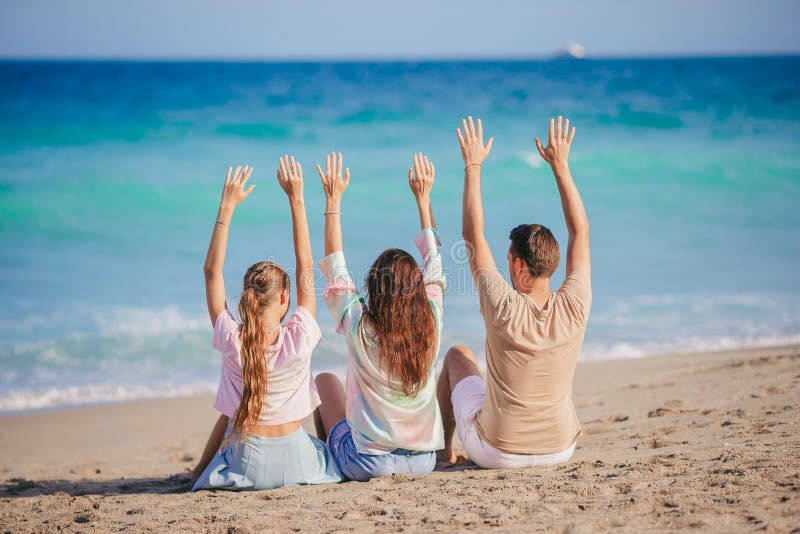 Family Of Three On The Beach Having Fun Together Stock Photo Image Of dinner-ideas-for-kids-dinners-dishes-and-desserts