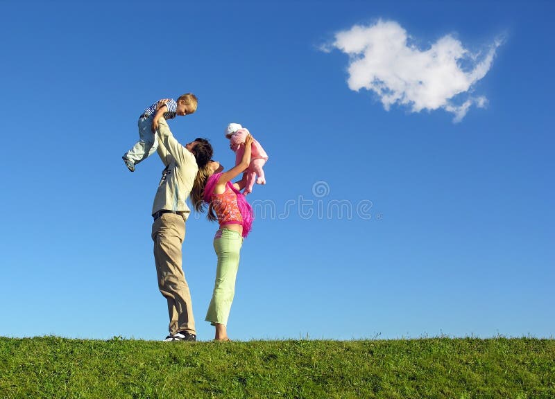 Family with two children