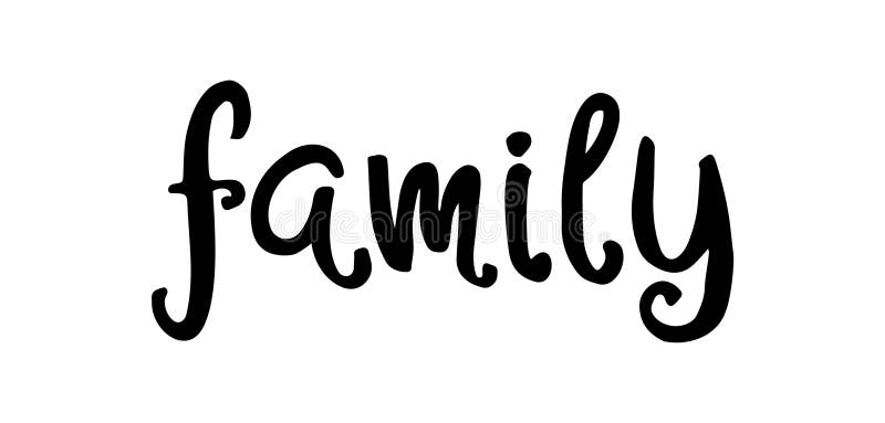 The NAME Family wonderful and stylish typography 13466546 Vector