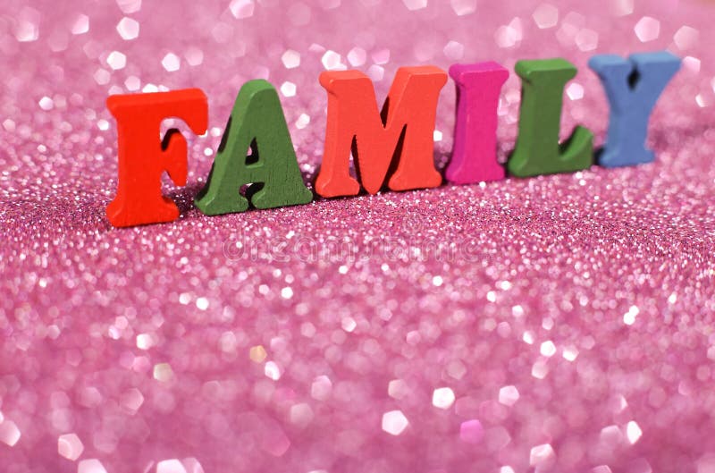 Family Word Concept stock photo. Image of blank, letter 60691854