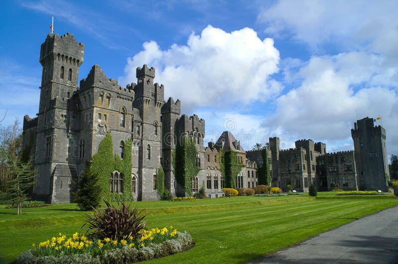 Famous Ashford Castle, County Mayo, Ireland. stock images Famous Ashford Castle, County Mayo, Ireland. stock images