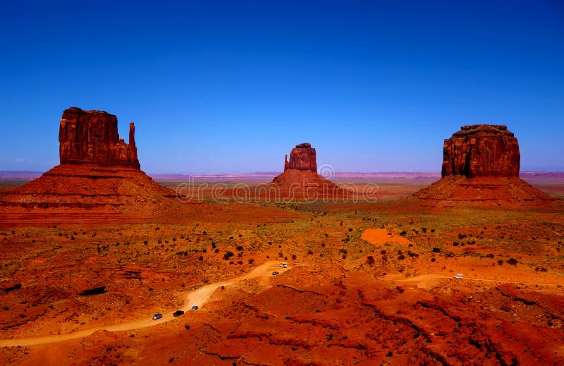 The famous Buttes of Monument Valley, Utah, USA