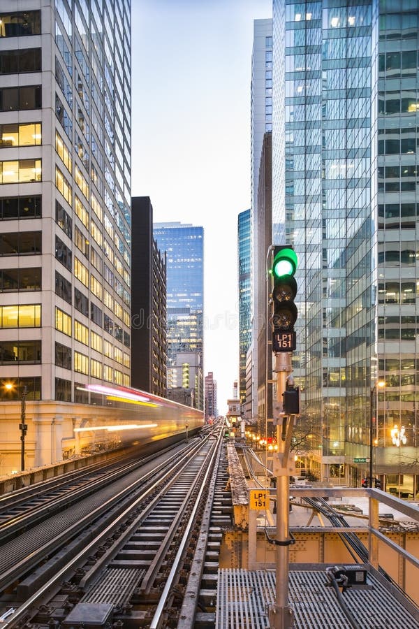 Chicago Train Station stock image. Image of industrial 5487573