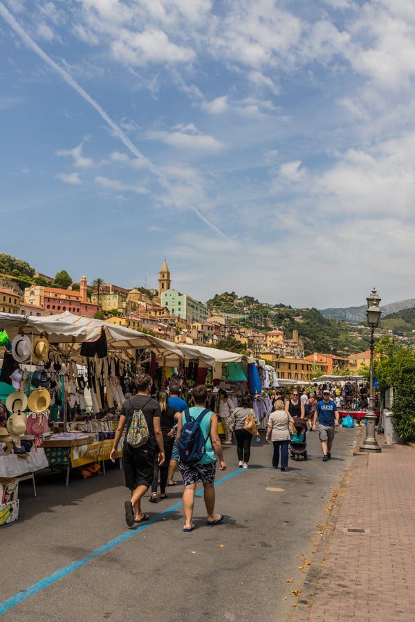 The Famous Friday Market in Ventimiglia in Italy Editorial Stock Photo ...