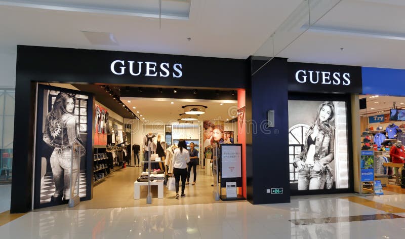 The Famous Guess Shop Editorial Stock Photo - of expensive, fashion: 73546238