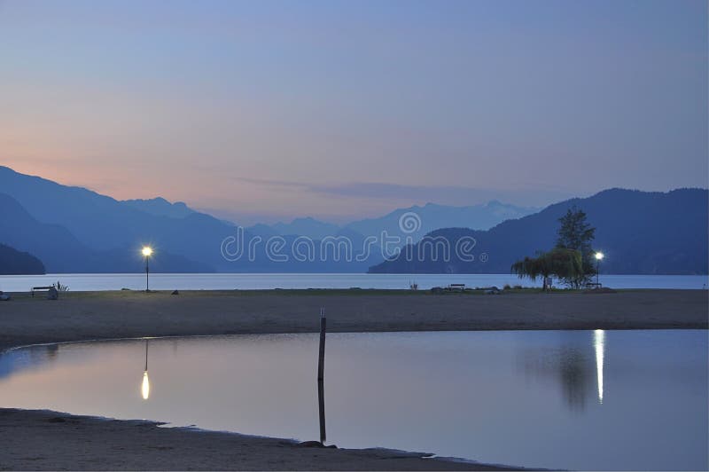 Famous Harrison Hot Springs lake view