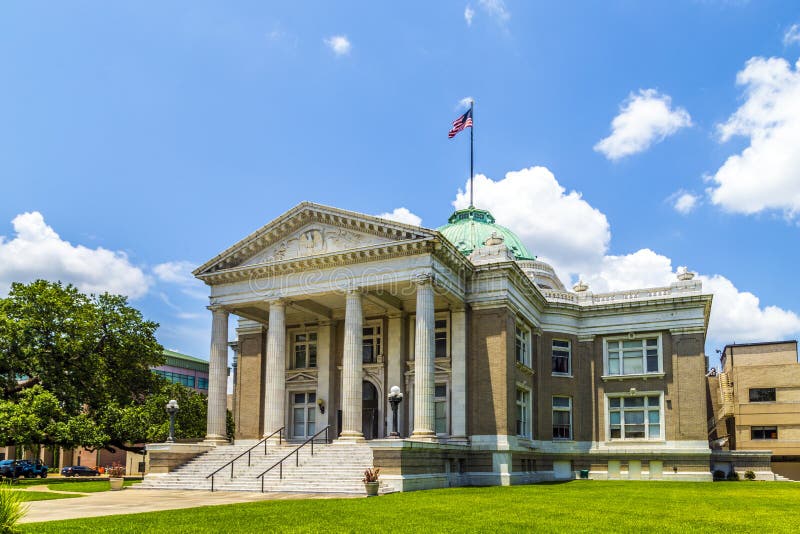 Famous historic city hall in Lake