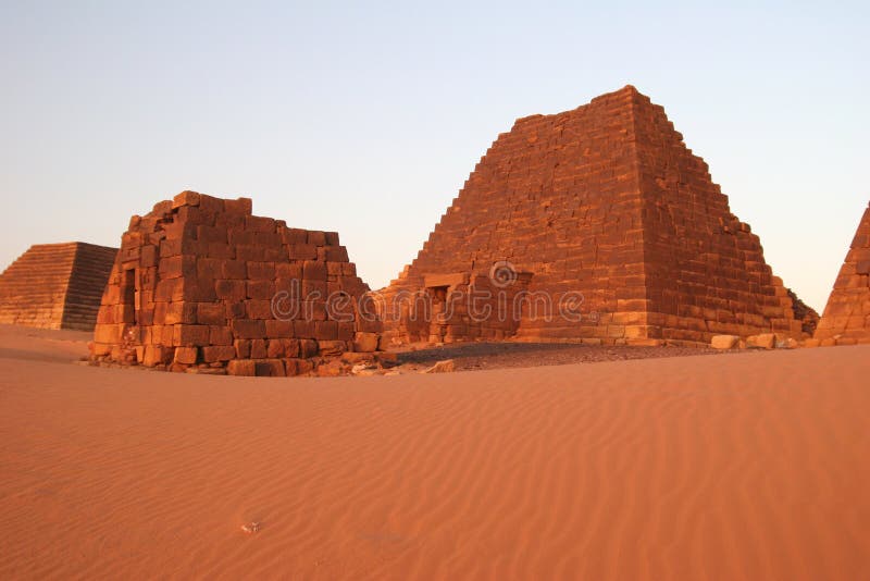 Famous Meroe pyramids