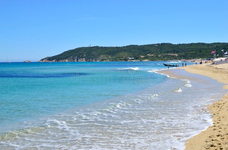 Famous Pampelone Beach stock photo. Image of provence - 36923774