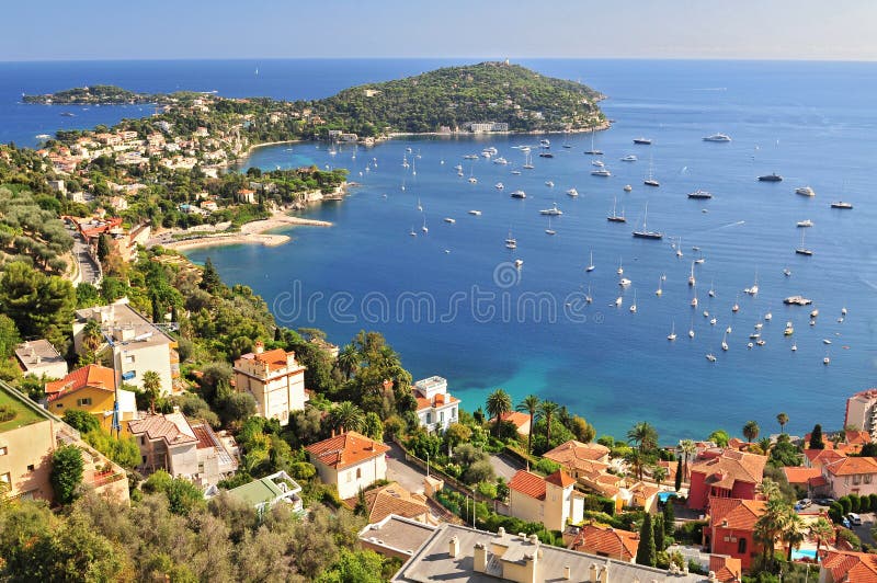 The famous perched village of Saint Jean Cap Ferrat. Europe, France, Alpes Maritimes