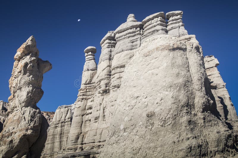 Famous Rocks at the Plaza Blanca in New Mexico Stock Photo Image of
