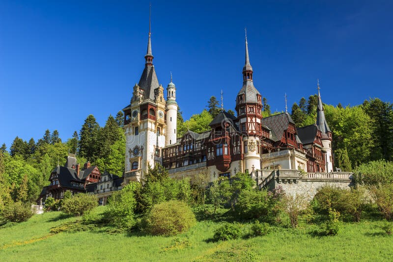 Famous royal Peles castle,Sinaia,Romania