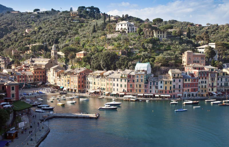 The famous small square of Portofino