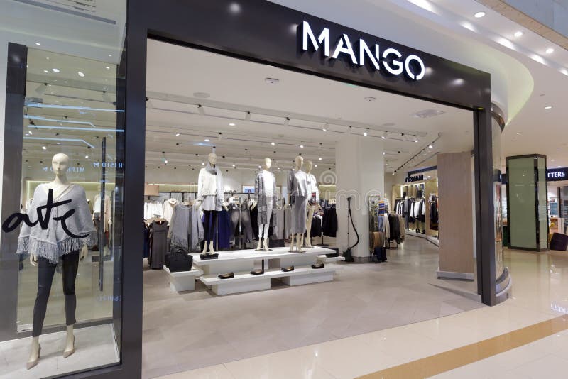 The Famous Spanish Style Boutiques Mango Editorial Photo - Image of ...