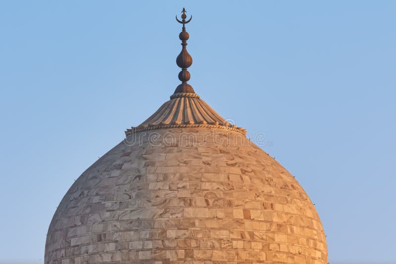 The Famous Taj Mahal dome, India