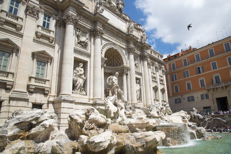 The Famous Trevi Fountain , rome, Italy. Stock Image - The Famous Trevi Fountain , rome, Italy stock photos The Famous Trevi Fountain , rome, Italy. Stock Image - The Famous Trevi Fountain , rome, Italy stock photos