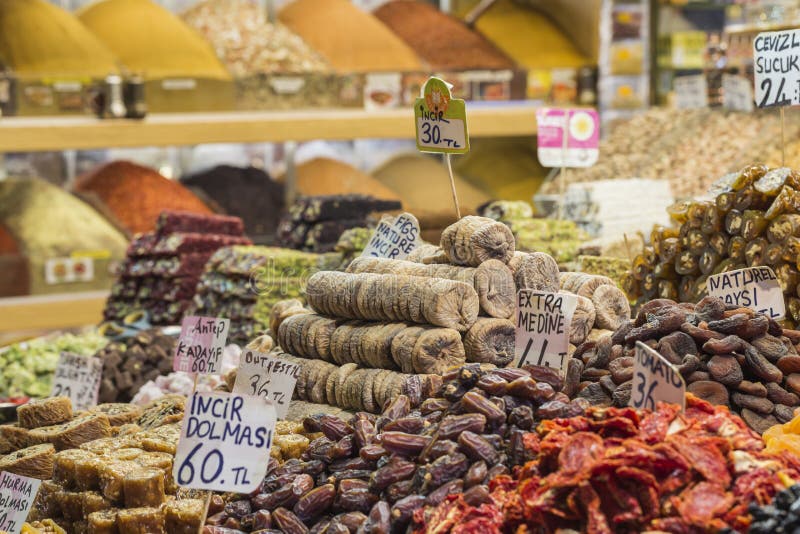 Famous Turkish Delights on the Market Stock Image Image of meal