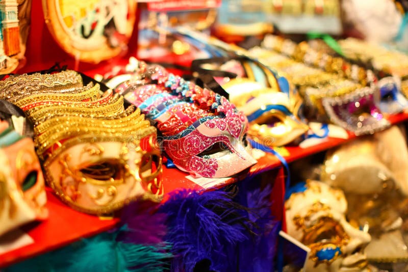 masks stock image. Image of gras, mardi, fancy 6715743