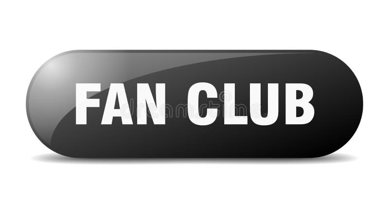 Fan club button. fan club sign. key. push button. royalty free illustration