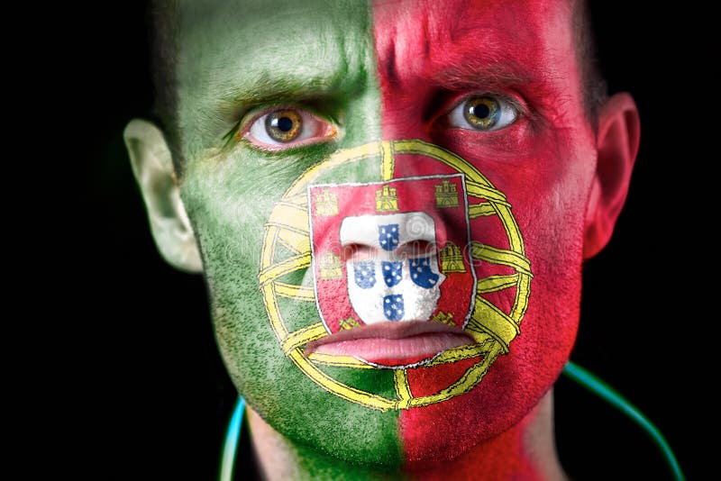 Fan de futebol fotografia de stock royalty free Fan de futebol fotografia de stock royalty free