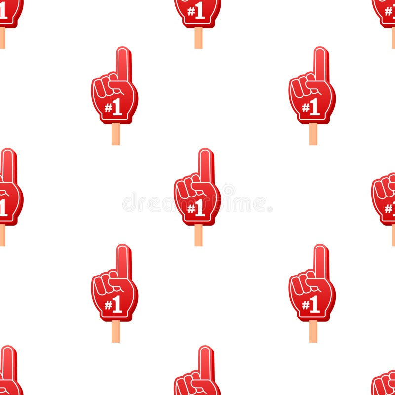 Hand gesture number 1 or one sign Royalty Free Vector Image
