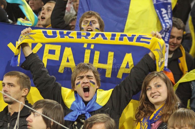 fan reagują ukrainian zdjęcia stock fan reagują ukrainian zdjęcia stock