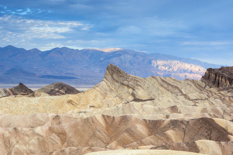 Fanciful Designs Of Zabriskie Point Amargosa Mountain Range in D