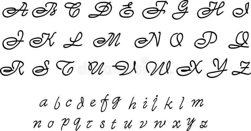 Fancy alphabet stock vector. Illustration of alphabet - 23164219