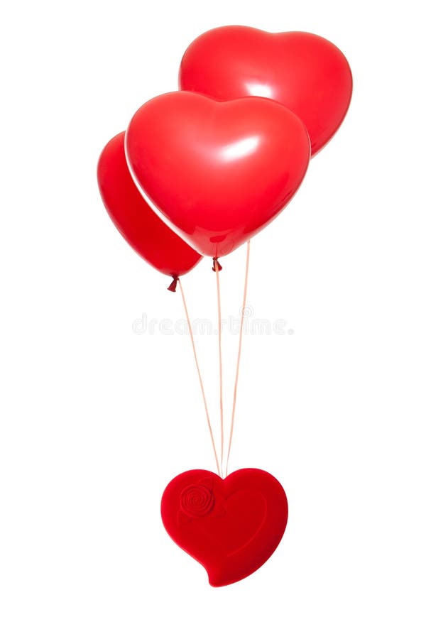 Valentine Heart Balloons Stock Image Image Of Give T 1763909