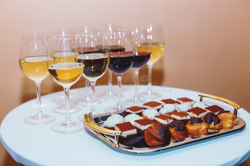 Fancy Dessert at Restaurant Stock Photo Image of club, delicious